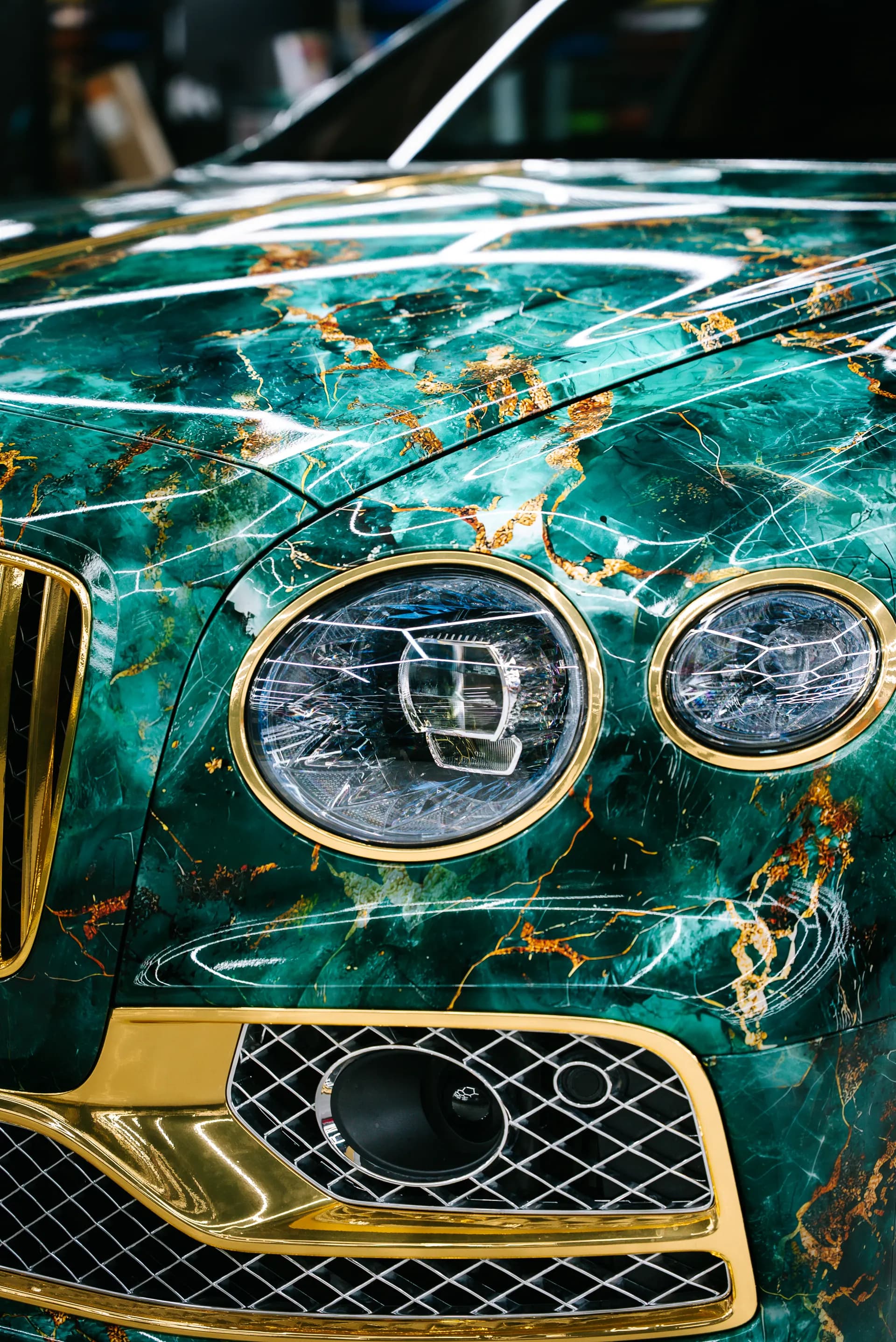 Bentley Design Zelený mramor